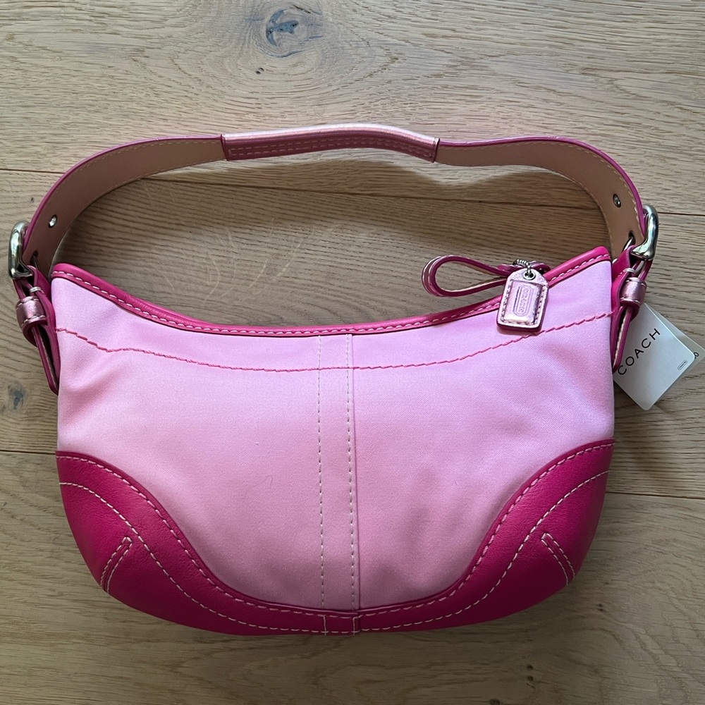 Coach Pink Shoulder Bag - Picture 2 of 10